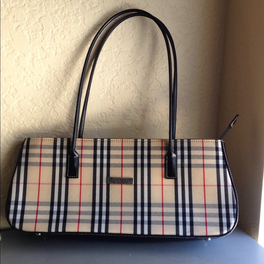 Original Burberry plaid purse.